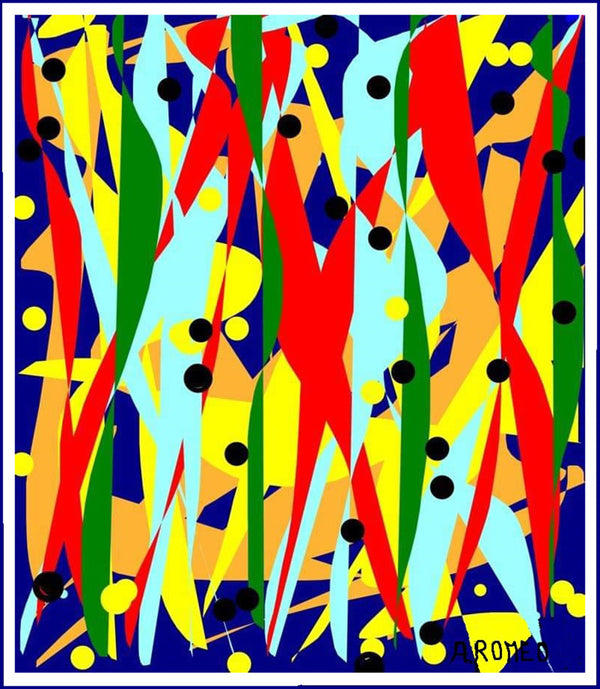 Mescolanza di forme di linee di idee di progetti