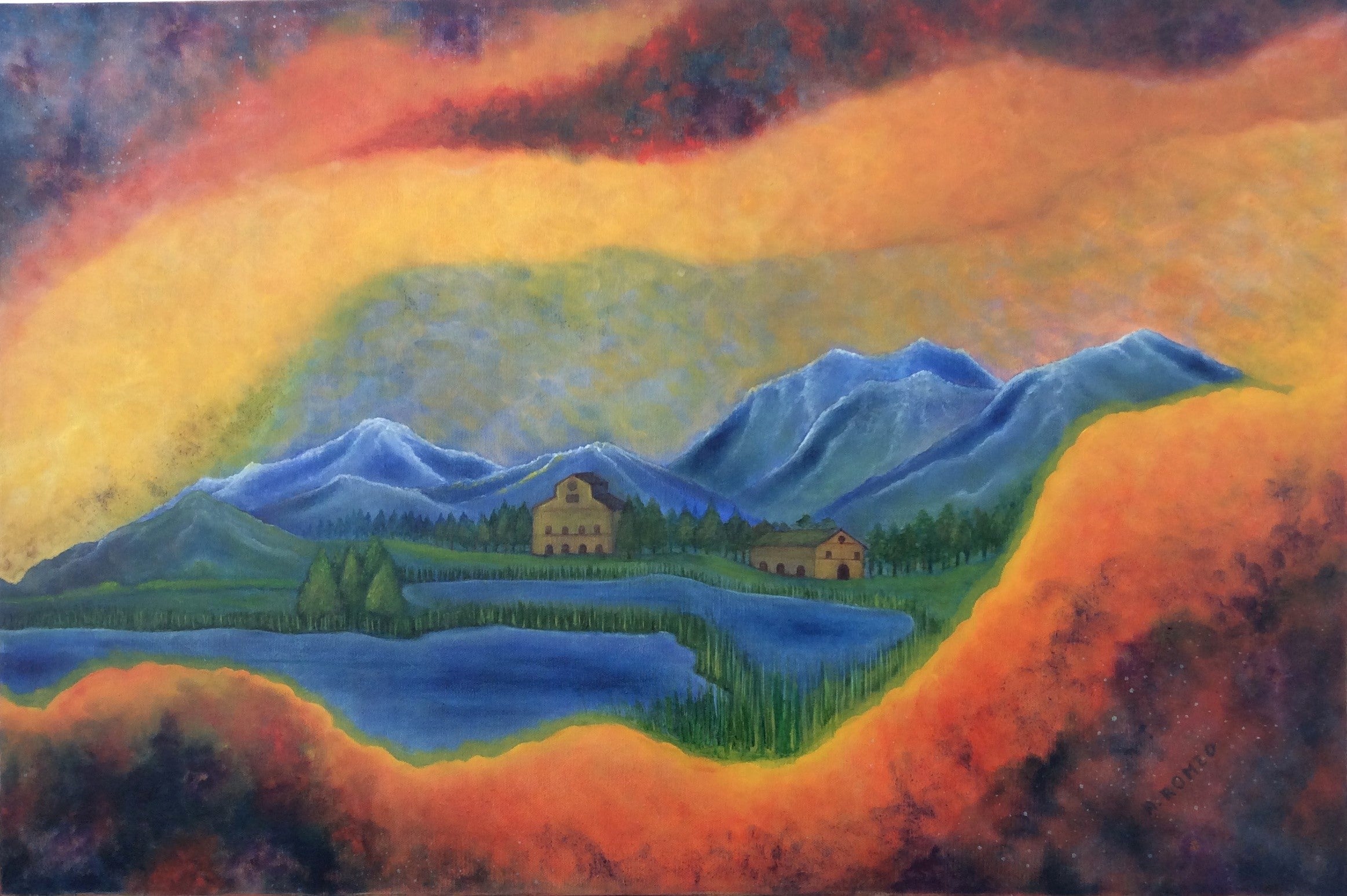 Paesaggio nel colore