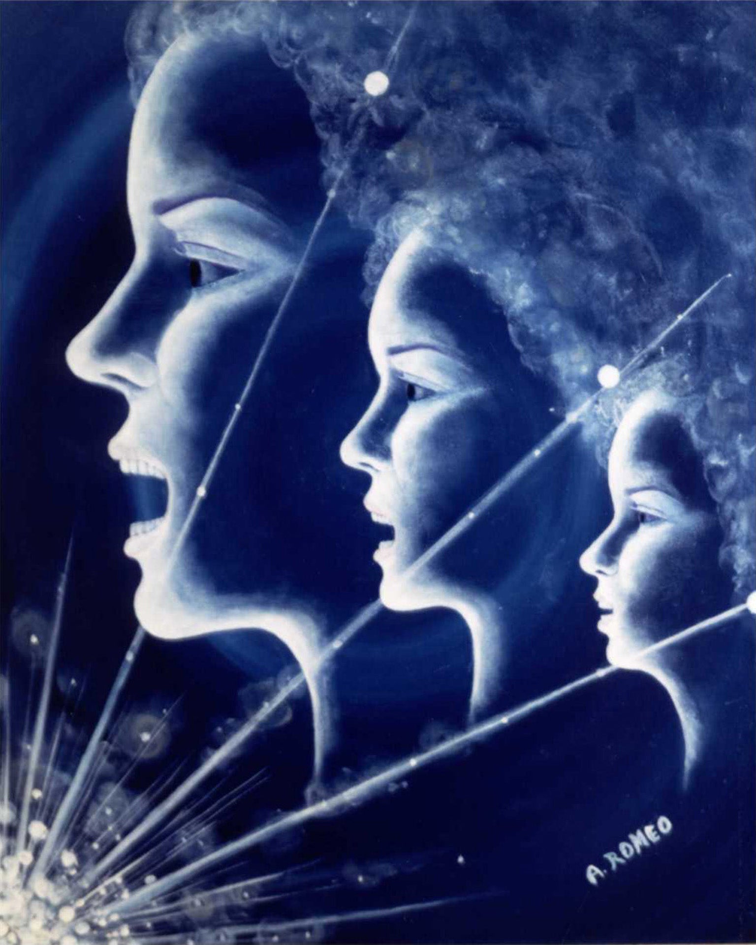 Volti rivolti verso la luce